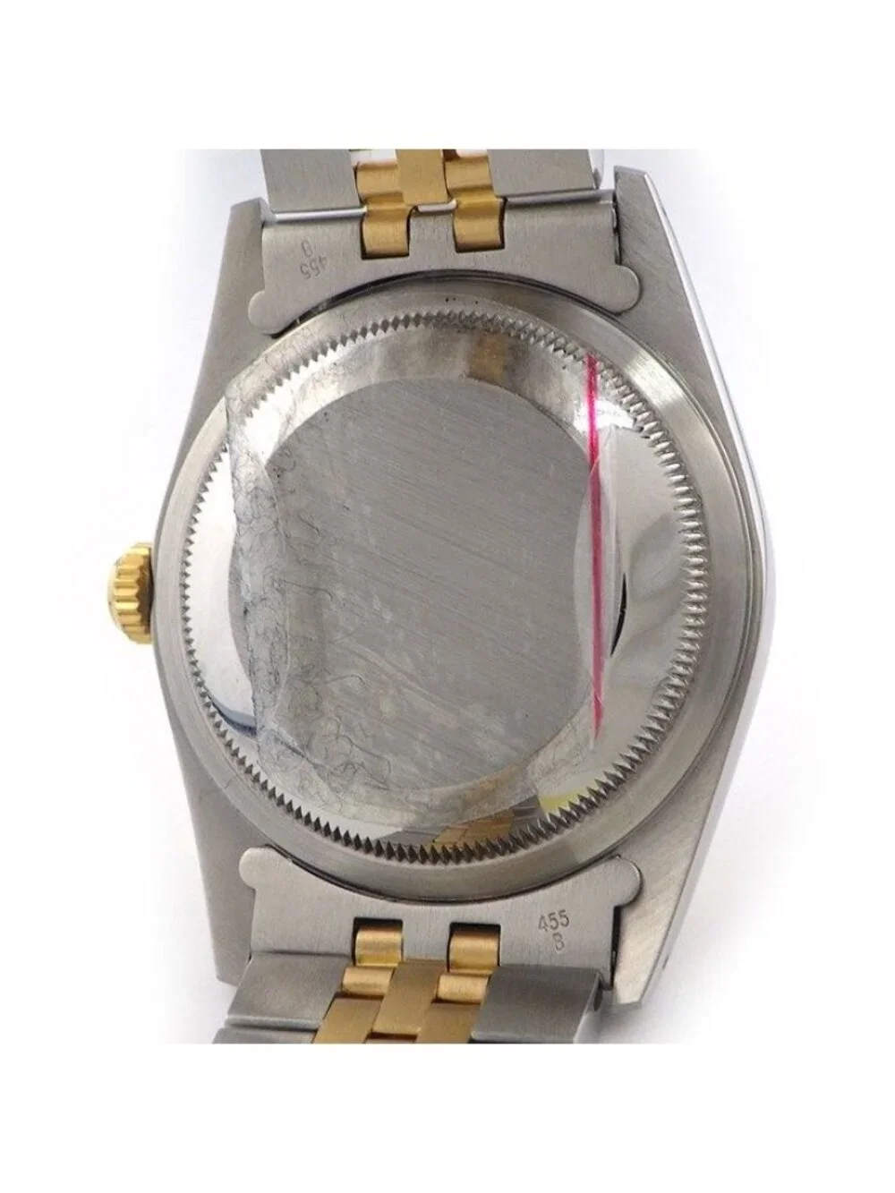 Rolex Watch Datejust White Dial Date 18k Yellow Gold SS Automatic
